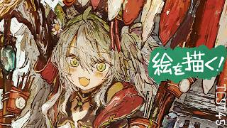 【活動再開目指して】絵を描くよ！！未完成のままの絵を救いたい。ベンチマークテスト配信 第45回【#鴨見カモミ／CAMOMI Camomi】