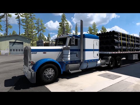 Mike Lowrie Trucking - ATS - Iron Pipes - California - Paccar Power