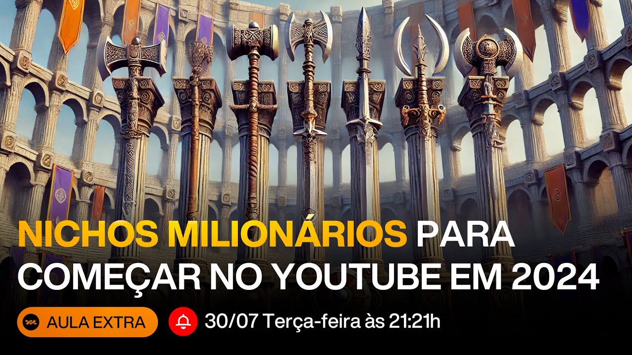 🟠 Channels Games: Nichos MILIONÁRIOS para começar no YouTube em 2024