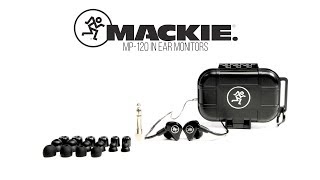 Video thumbnail for Mackie MP-120 In Ear Monitors | Gear4music demo by Gear4music Guitars