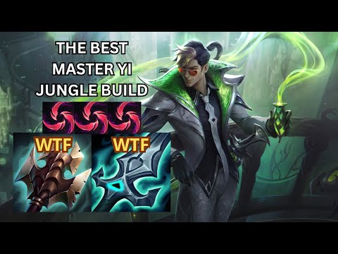 THE BEST MASTER YI JUNGLE BUILD (DIVE NONE STOP)
