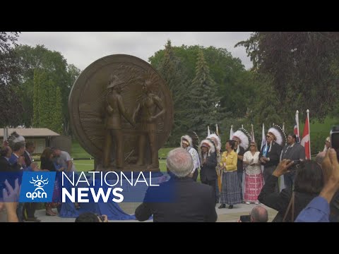 Monument commemorating the signing of Treaty 6 in 1876 unveiled | APTN News