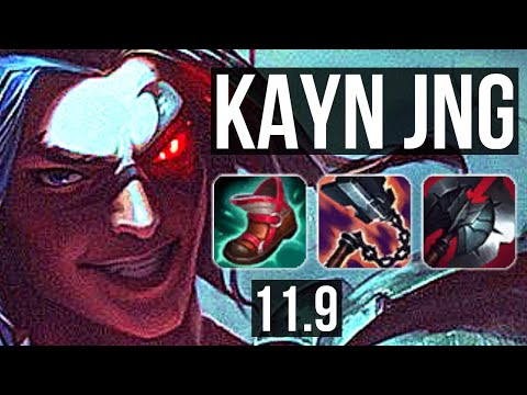 KAYN vs MORGANA (JUNGLE) | Quadra, 18/2/9, 900+ games, Legendary | NA Grandmaster | v11.9