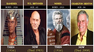 The Ten Commandments (1956) Cast Then And Now 2025