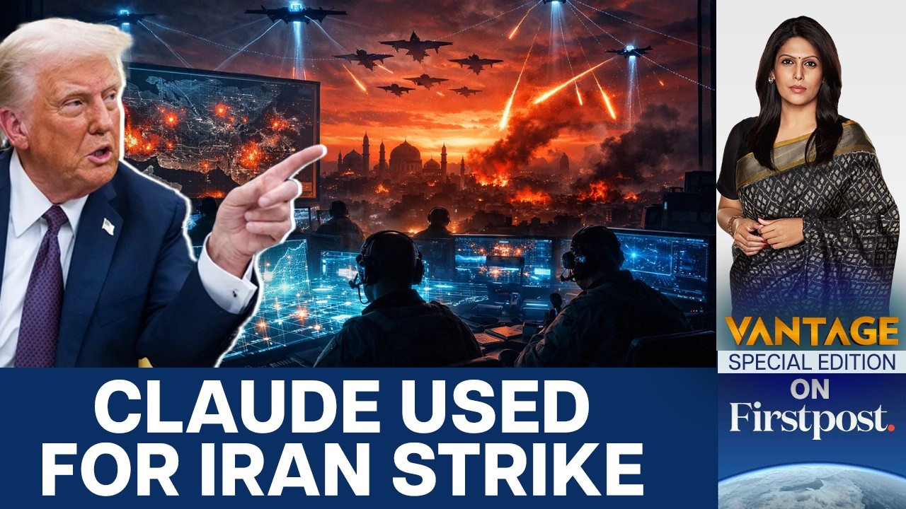 AI on the Battlefield: How Claude Helped US Strike Iran | Vantage with Palki Sharma