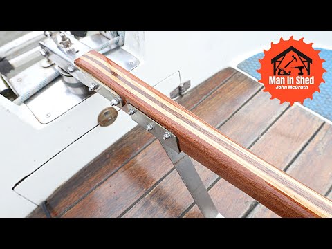 Making a Custom Hand Made Sail Boat Tiller