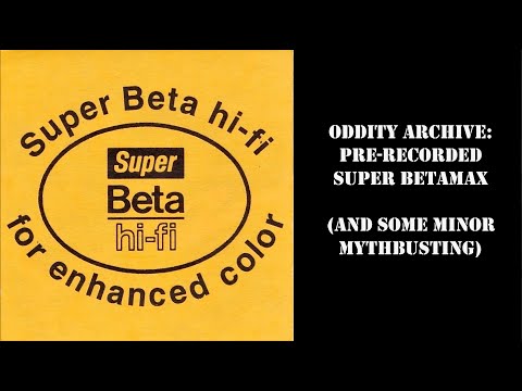 Oddity Archive: Episode 289.3 – Pre-Recorded SuperBeta (and some minor mythbusting)