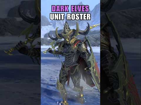 Dark Elves Unit Roster in Less than 60 Seconds | Total War Warhammer 3