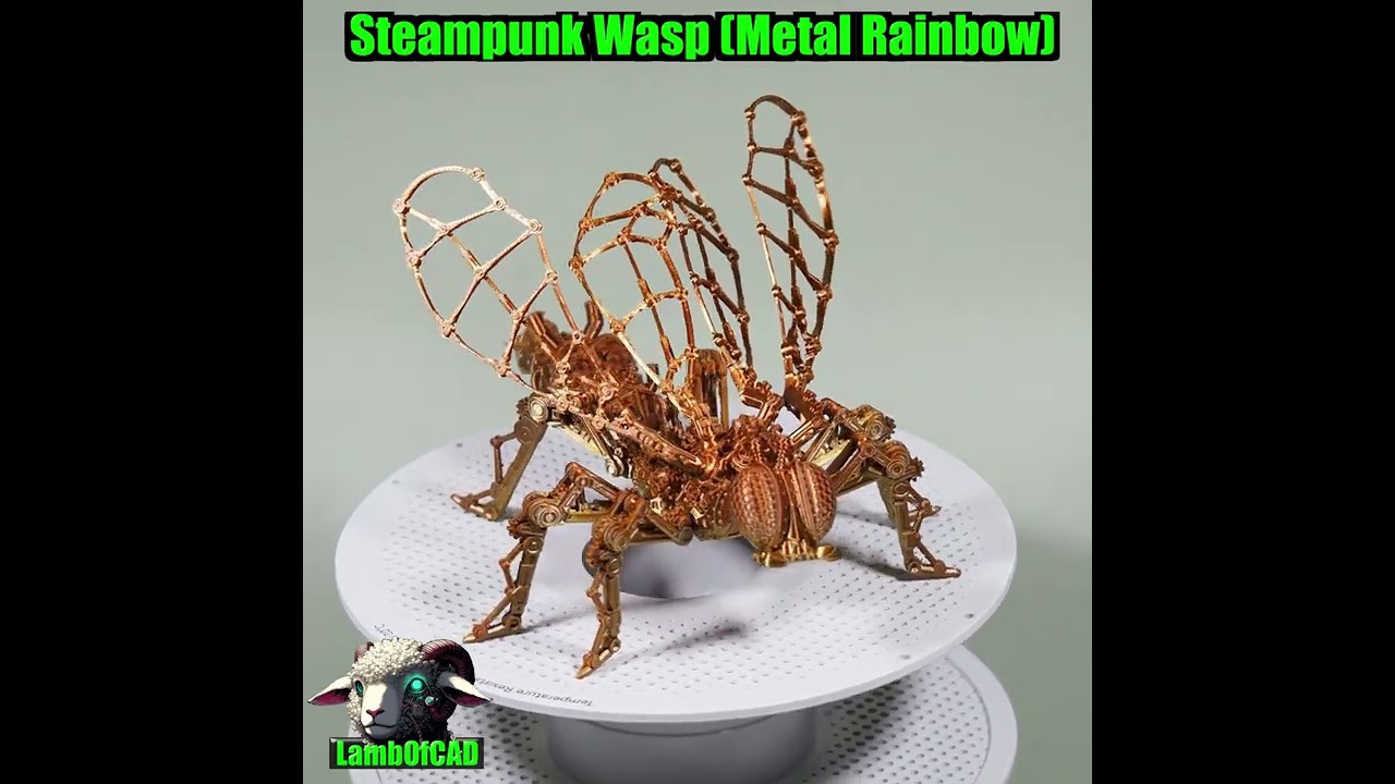 Steampunk Wasp 3D Print Model