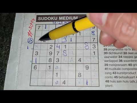 (#3824) Let's start the countdown,  17 days! Medium Sudoku puzzle 12-14-2021