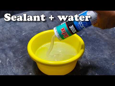 Sealant + Water = Ideal and Budget-Friendly Silicone Mold!