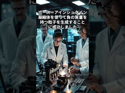 研究者は負の質量を解放する装置を開発しました