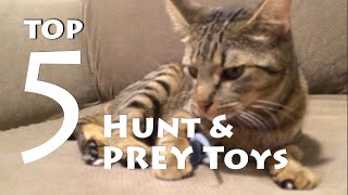 Top 5 Hunt & Prey Toys for Your Cat in 2016