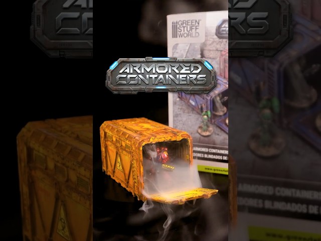 Vídeo relacionado con Desert Scatter Terrain Sci Fi Style - Contenedores de pistola de 28 mm, impresión 3D