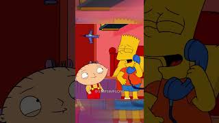Bart and Stewie prank call Moe 🤣 #simpsons  #bartsimpson