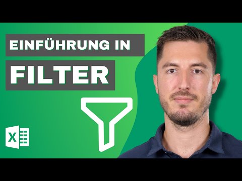 Einführung in einfache Filtermöglichkeiten in Microsoft Excel - Filter aktivieren und deaktivieren