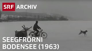 preview picture of video 'Seegfrörni Bodensee 1963'