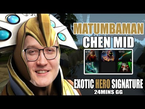 MATUMBAMAN CHEN MID PERSPECTIVE - BRING BACK MATUMBA???  - DOTA 2 [FULL] DOTA 2