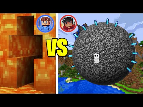Hvem Kan Bygge Den Mest Ulovlige Base I Minecraft!