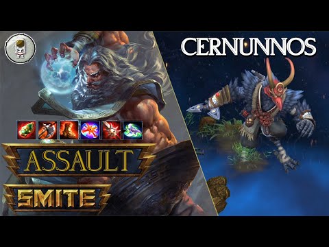 SMITE Assault CERNUNNOS Gameplay | CRITICAL DESTRUCTION