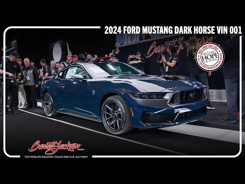 $375,000 Charity Sale - 2024 Ford Mustang Dark Horse VIN 001 - BARRETT-JACKSON 2024 SCOTTSDALE