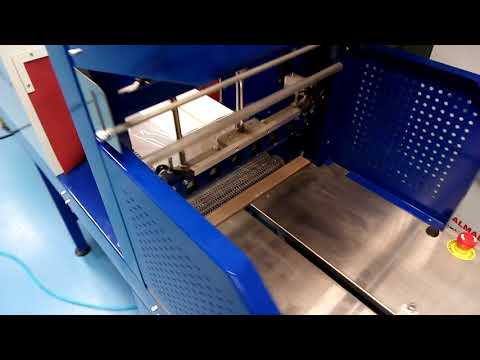 Shrink wrapping boxes with chocolate