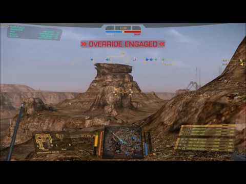 MechWarrior Online: Grasshopper 5N.  Shooting Lots of Dirt