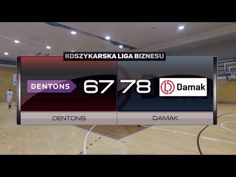 Dentons vs Damak - XI kolejka - I Liga Warszawa - Koszykarska Liga Biznesu