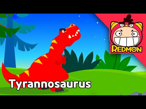 T-Rex | Dino Rescue Team | Tyrannosaurus | 4K cartoon | REDMON