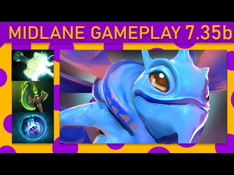 ⭐Dendi Puck 20+ Kills! Mid Gameplay 7.35b - Dota 2 Top MMR