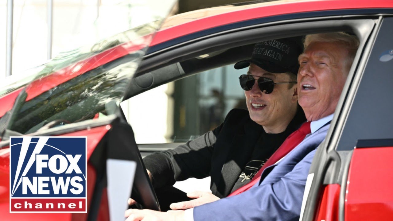 TRUMP TRIES TESLA: President takes the driver’s seat in support for Musk
