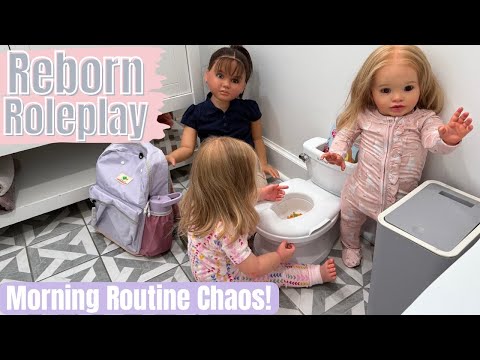 Cozy’s Potty Drama 🤢 A Morning Pippa Won’t Forget!!! 🥣 Reborn Doll Roleplay