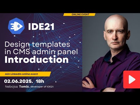 IDE21 design directly in your CMS