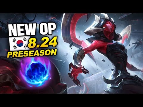 10 New OP Builds and Champs in Korea Patch 8.24 PRESEASON (League of Legends)