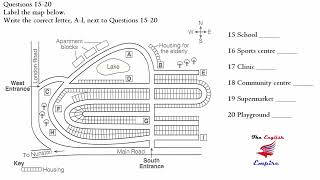 IELTS Listening Map with Answers and Script - New Housing Development - Nunston