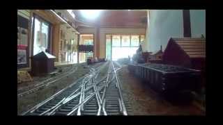 preview picture of video 'NMRHA HO-Scale Layout: Engineer's Cab View (9 Towns & over 5 scale miles of track!)'