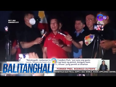 Pumalag si ex-Pres. Duterte! BT