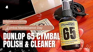 Video thumbnail for DUNLOP 65 CYMBAL POLISH AND CLEANER X ZILDJIAN A CUSTOM CYMBALS by bangkangpapel