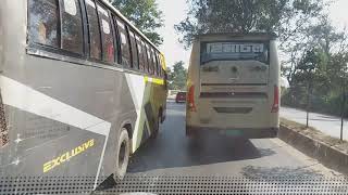 preview picture of video 'Eakusy express vs himachol  bus eakusy express bus no 15-3955 vs himachol 14-8004'