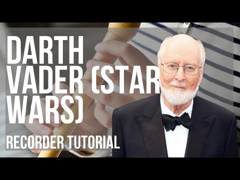 How to play Imperial March - Darth Vader Theme (Star Wars) by John Williams on Recorder (Tutorial)