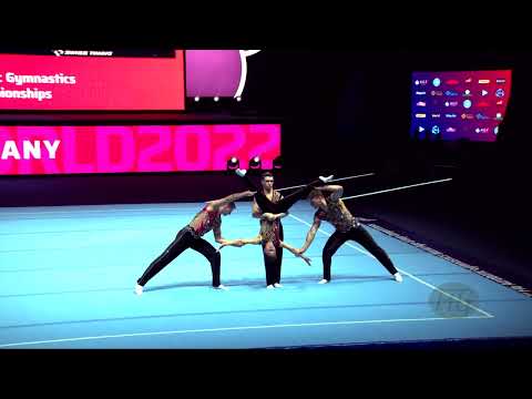 Germany (GER) - 2022 Acrobatic Worlds, Baku (AZE) - Balance Qualification  Men's Group