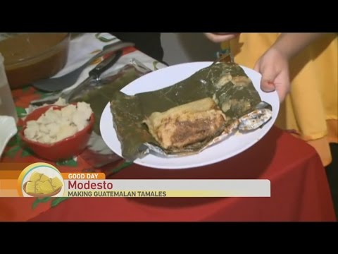 Making Guatemalan Tamales