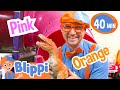 Blippi Learns Colors At Amy S Playground BEST OF BLIPPI TOYS Educational Videos For Kids
