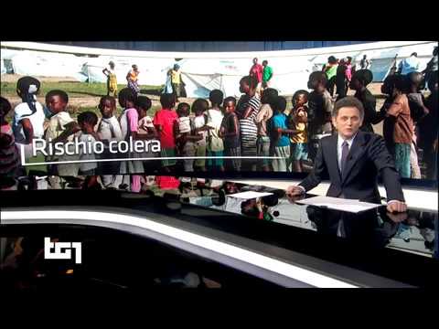 AFRICA TG1 28 marzo 2019 emergenza colera in Mozambico+Malawi+Zimbabwe dopo ciclone Idai
