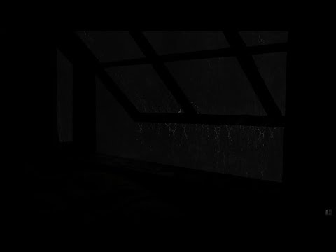 Thunder storm w/ Rain Sounds Covers the Narrow Room Ambience 💧Enjoy a Sleepy Night in Bedroom