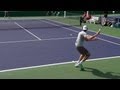 Milos Raonic Forehand and Backhand In Super Slow Motion 2 - Indian Wells 2013 - BNP Paribas Open