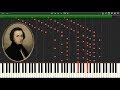Frédéric Chopin Etude Op 10 No 5 Black Key Synthesia