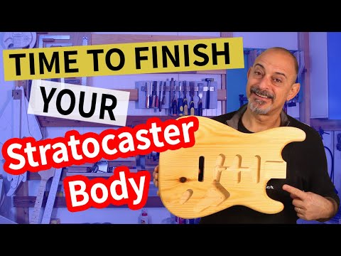 Build a Stratocaster Style Guitar Body – Your Guide -Part 3 - Smoothing