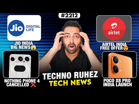 Jio Big News🤯,Airtel Free Offer,vivo V70 Elite😱,Nothing 4 Cancelled ❌,POCO X8 Pro India,S26 Launch