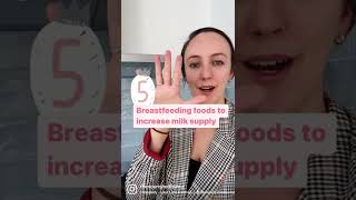 5 foods that help increase milk supply when  breastfeeding